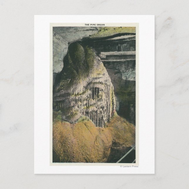 Postal Vista del órgano de tubería (Anverso)