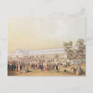 Postal Vista del Palacio de Cristal