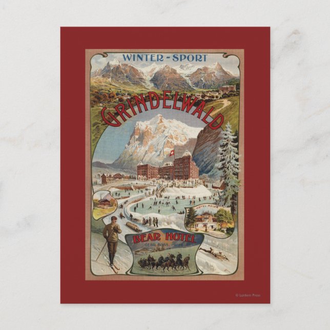 Postal Vista del Poster Promocional del Hotel Bear (Anverso)