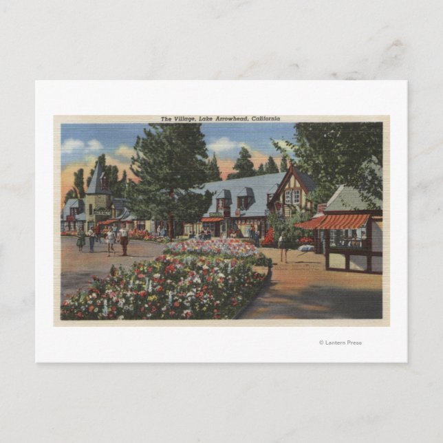 Postal Vista del pueblo (Anverso)