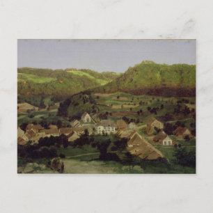 Postal Vista del pueblo de Tenniken, 1846