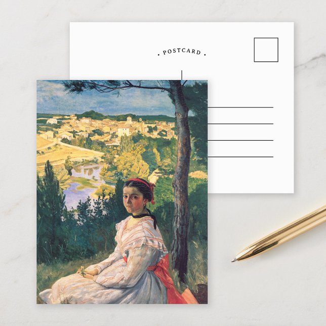 Postal Vista del pueblo | Fré dé ric Bazille (Subido por el creador)