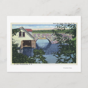 Postal Vista del puente de Back Bay