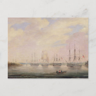 Postal Vista del puerto de Adelaida, Australia del Sur