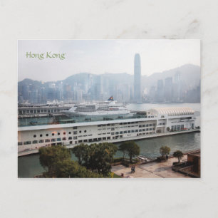 Postal Vista del puerto de Hong Kong, Victoria