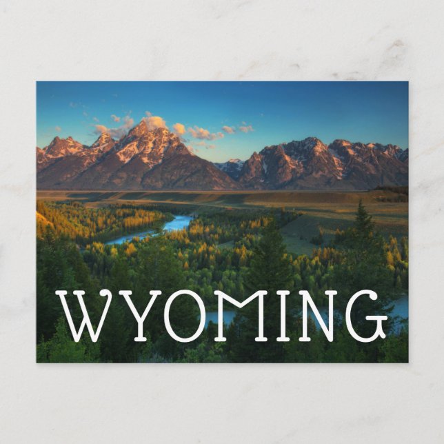 Postal Vista del río de las serpientes (Anverso)