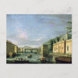 Postal Vista del río Fontanka en San Petersburgo