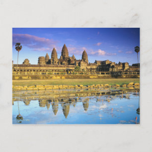 Postal Vista del templo desde el frente