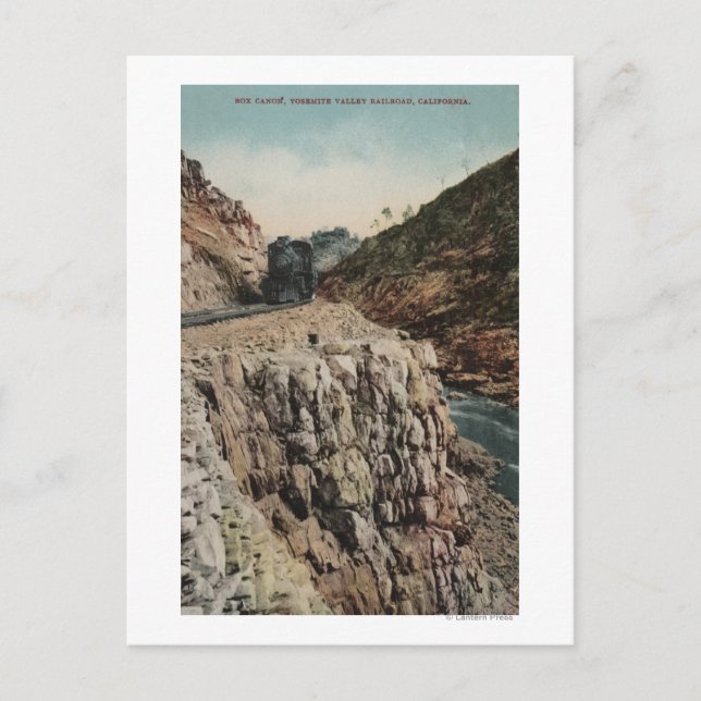 Postal Vista del Tren Canon (Anverso)