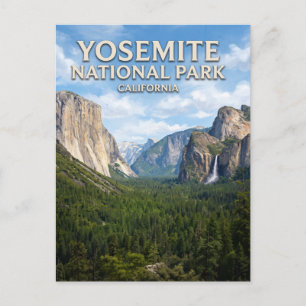 Postal Vista del túnel Yosemite