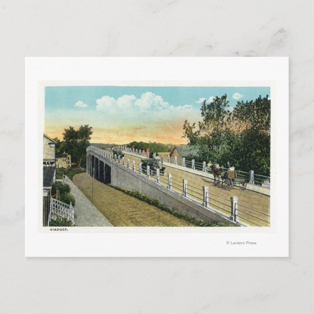 Postal Vista del viaducto (Anverso)