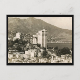 Postal Vista del Vintage de San Francisco