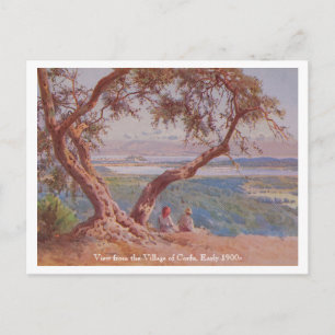 Postal Vista desde Corfú, Grecia Principios de 1900