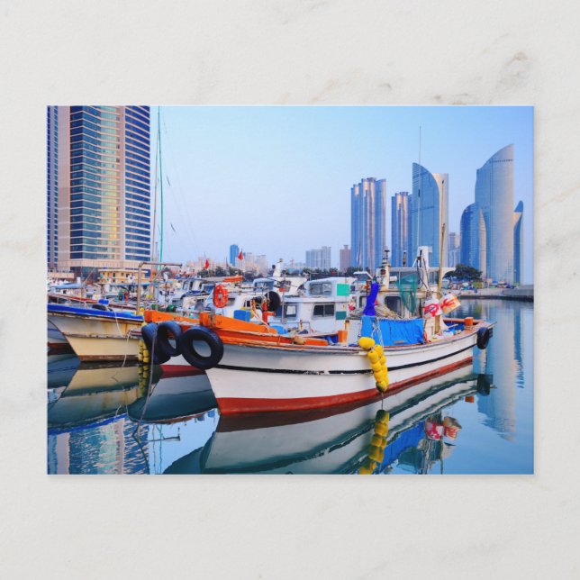 Postal Vista desde el agua | Corea del Sur (Anverso)