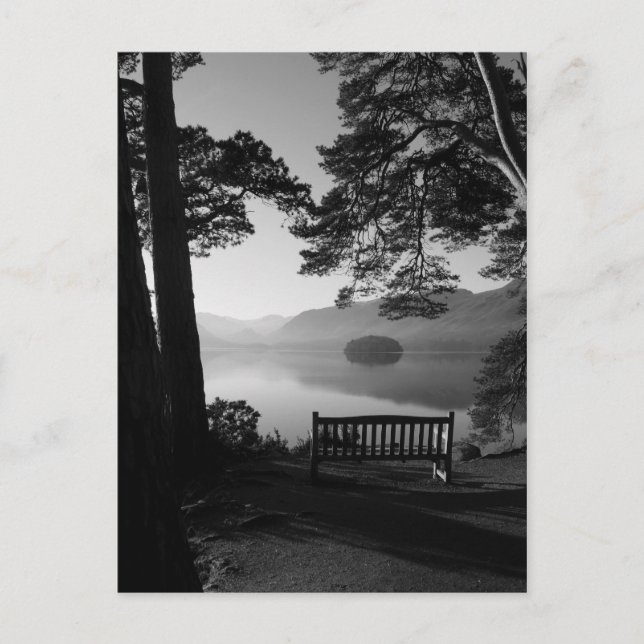 Postal Vista desde el blog de Friar: Derwentwater, Cumbri (Anverso)