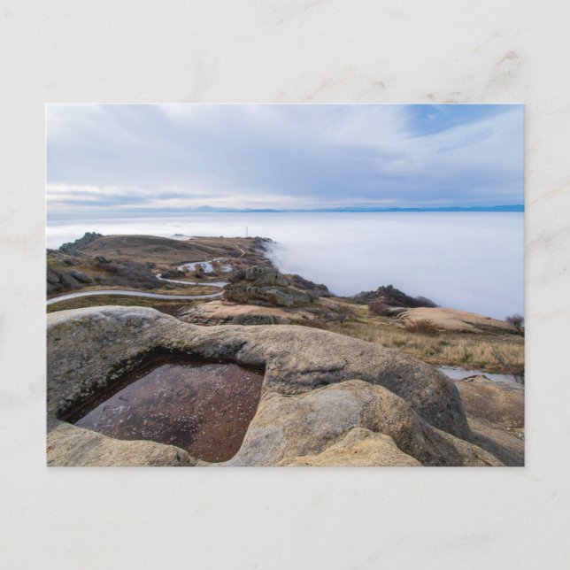 Postal Vista desde el Monasterio de Treskavec, Prilep, Ma (Anverso)
