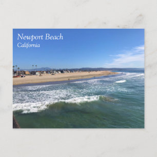 Postal Vista desde el muelle, Newport Beach, California