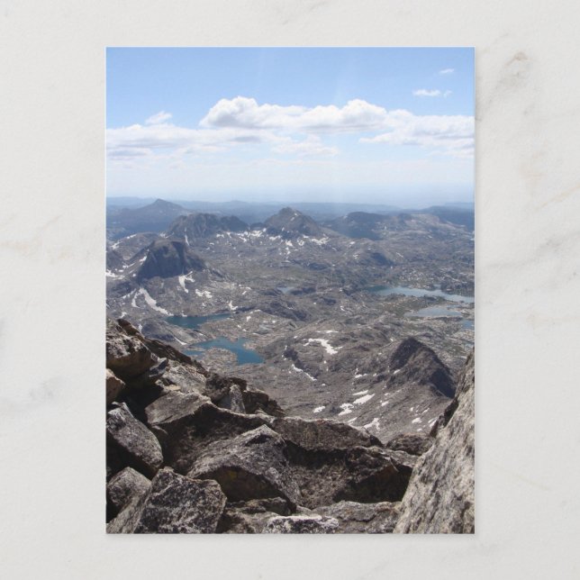 Postal Vista desde el pico de Fremont (Anverso)