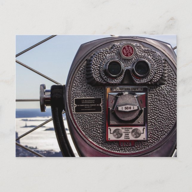 Postal Vista desde Empire State Building, NYC (Anverso)