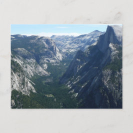 Postal Vista desde Glacier Point en el Parque Nacional Yo