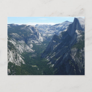 Postal Vista desde Glacier Point en el Parque Nacional Yo