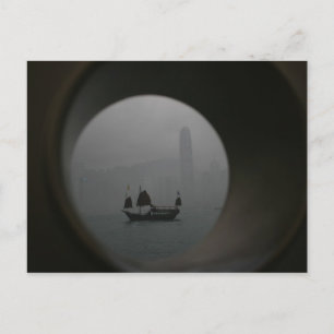 Postal Vista desde Kowloon hacia Wan Chai, Hong Kong