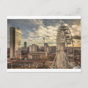 Postal Vista desde la Biblioteca de Birmingham