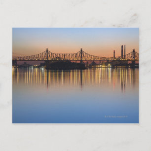 Postal Vista desde Manhattan sobre el East River.