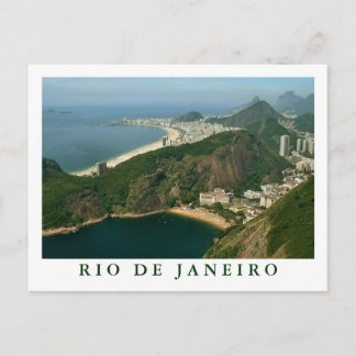 Postal "Vista desde Pan de Azúcar, Río de Janeiro"