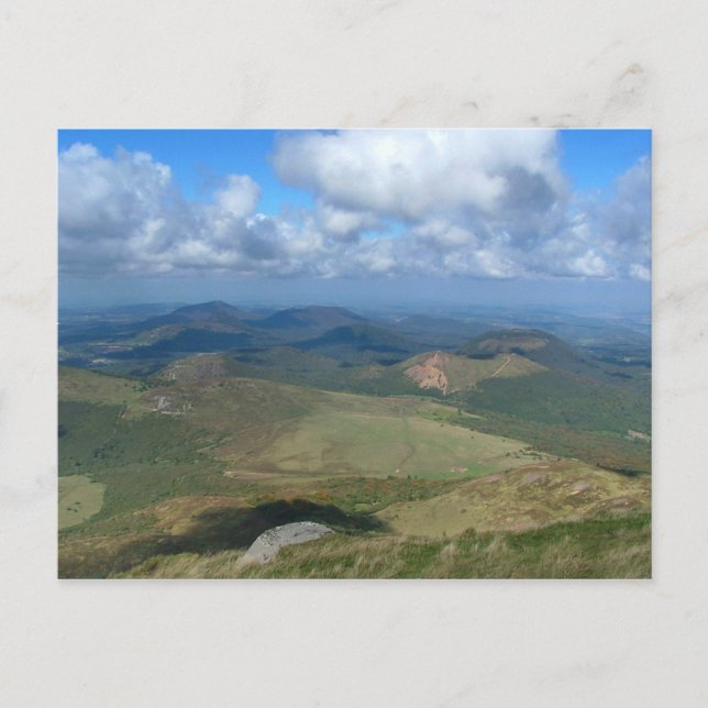 Postal Vista desde Puy de Dôme (Anverso)