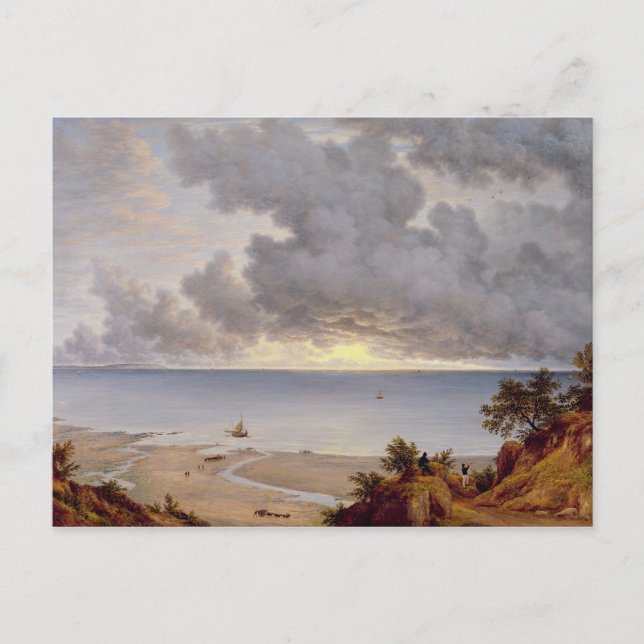 Postal Vista desde Shanklin, Isla de Wight, c.1827 (aceit (Anverso)