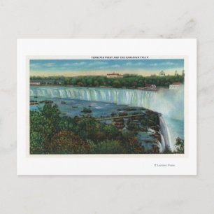 Postal Vista desde Terrapin Point de las cataratas canadi