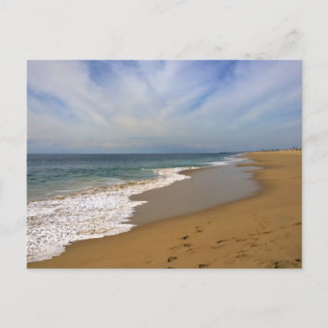 Postal Vista desde Wedge, Newport Beach, California (Anverso)