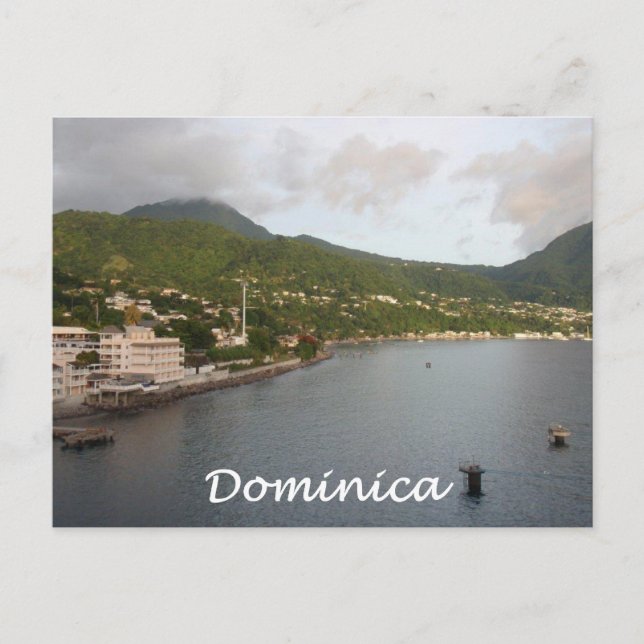 Postal Vista Dominica (Anverso)