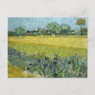Postal Vista en Arles con irlandeses por Vincent Van Gogh