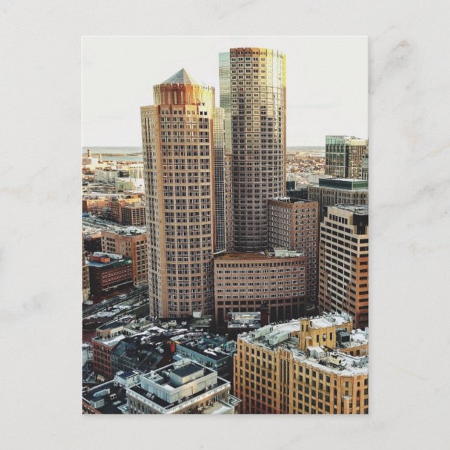 Postal Vista en Boston (Anverso)