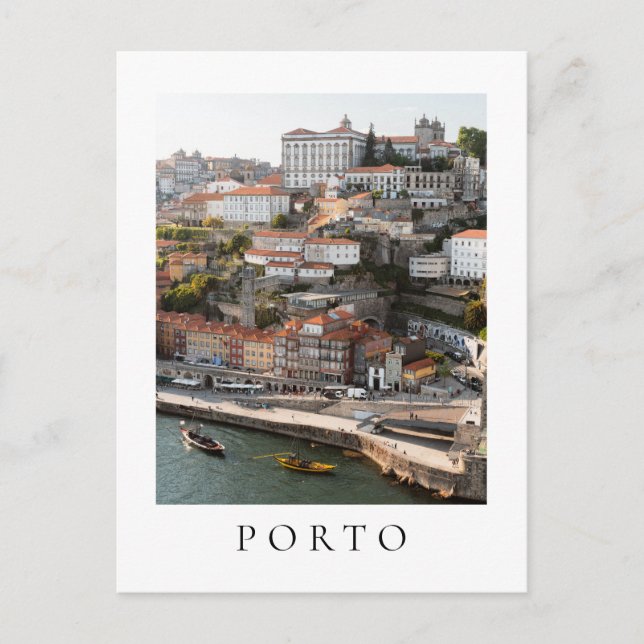 Postal Vista en la ciudad de Porto (Anverso)