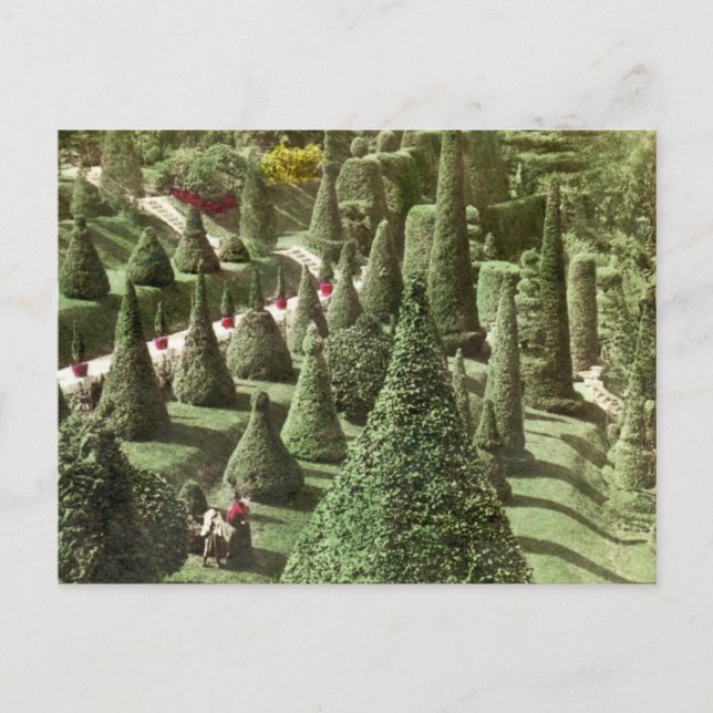 Postal Vista en los terrenos del Sr. Hunnewell, Wellesley (Anverso)