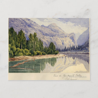 Postal Vista en Yo-Semite Valley California