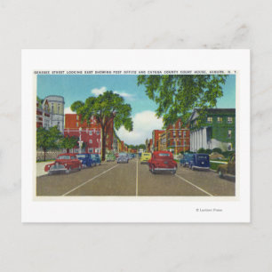 Postal Vista este de la calle Genesee
