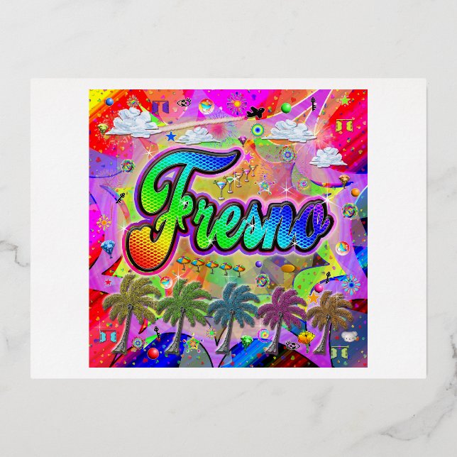 Postal Vista Express Fresno (Anverso)