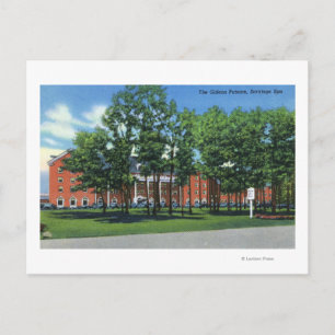 Postal Vista exterior de Gideon Putnam, Saratoga