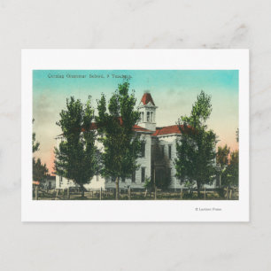 Postal Vista exterior de Grammar SchoolCorning, CA