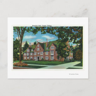 Postal Vista exterior de Kendrick Hall, Vassar College