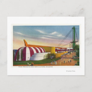 Postal Vista exterior de la alimentación y el Bldg agríco