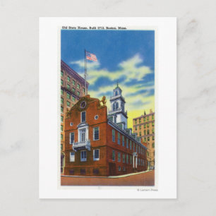 Postal Vista exterior de la antigua Casa de Gobierno