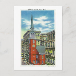 Postal Vista exterior de la antigua Iglesia del Sur