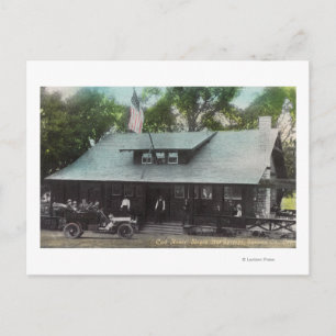 Postal Vista exterior de la Casa Club