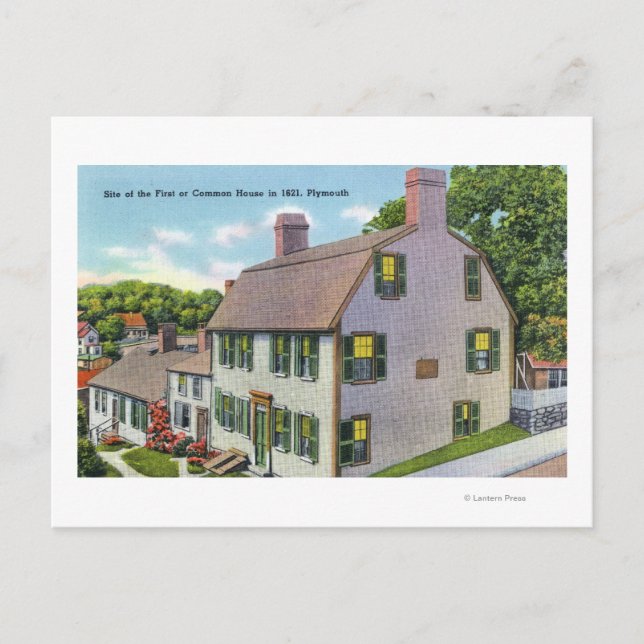 Postal Vista exterior de la Casa Común (Anverso)