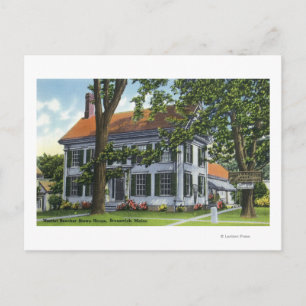 Postal Vista exterior de la casa Harriet Beecher Stowe